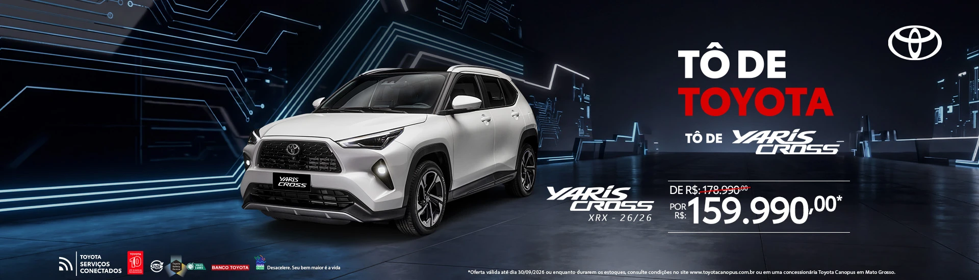 BANNER SITE 1920x550 - Yaris Cross XRX